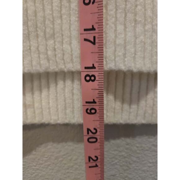 Ted Baker London Women's Ivory Chevron Knit Turtleneck Sweater Size 1 - Picture 2 of 7